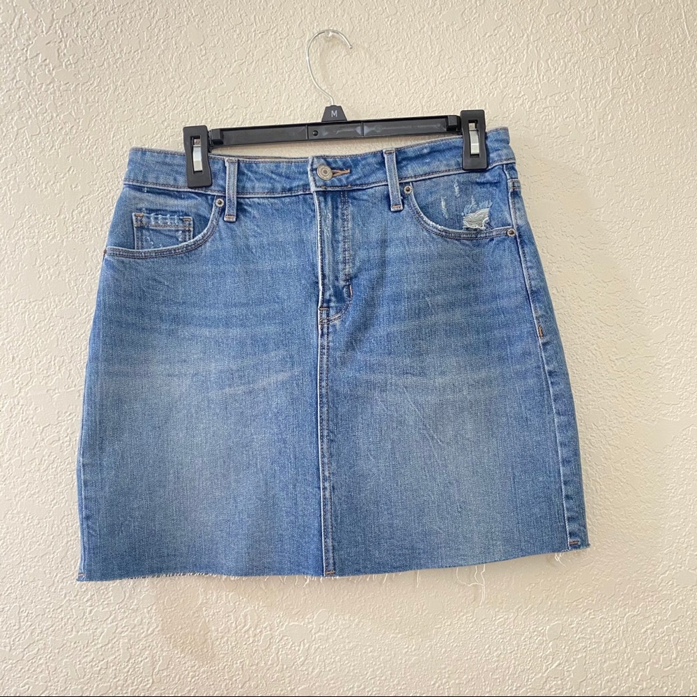Old navy light washed denim skirt